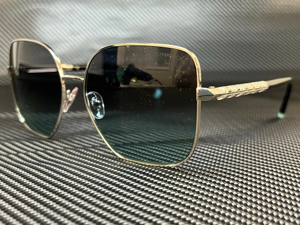 Tiffany 3078b Sunglasses 61059s Silver 100 Authentic