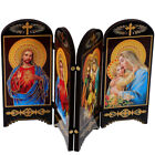 Holy Family Wooden Blessing Plaque - Religious Ornament