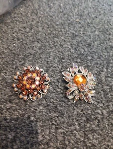 SNK Brooch, And Lovely Vintage Brooch X2 Must See - Picture 1 of 10