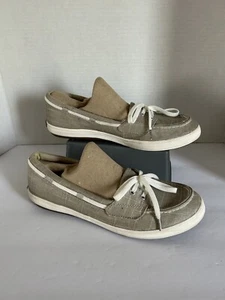 Keds Ortholite Damen grau weiß Komfort Slipper Bootsflats Größe 9 WF56836M EUC - Bild 1 von 8