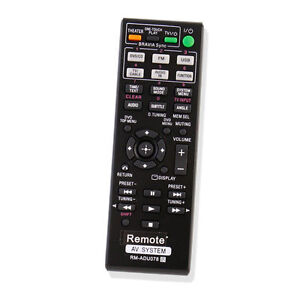 New RM-ADU078 AV Remote Control For Sony Home Theater DAV-TZ710 HBD-DZ170