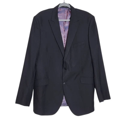 J. Ferrar Black Modern Fit Black Sport Coat Size 44 L J. Ferrar Black Blazer - Image 1 of 4