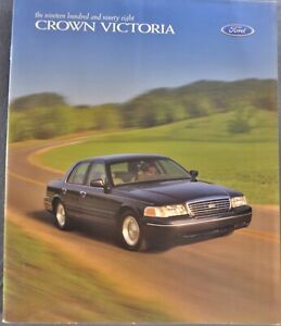 1998 Ford Crown Victoria Catalog Sales Brochure LX Sedan Nice Original 98