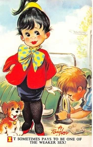 POSTAL CÓMIC BAMFORTH TAYLOR TOTS NO K280 NIÑOS SIN USAR MUY BUENA - Imagen 1 de 2