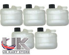 Overflow / Recovery Kart Tank / Bottle with Black Cap x 5 New Go Kart