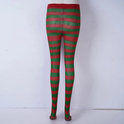 Disfraz de Navidad Juegos con disfraces Fiesta Zapatos Grandes Moño Sombrero Rayas Pantimedias Calcetines Foto 1 de 3