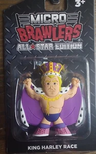 KING HARLEY RACE Micro Brawlers by Pro Wrestling Crate Exclusive NWA WWF WCW - Picture 1 of 2