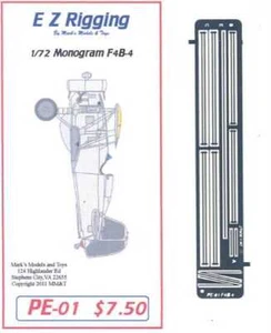 Starfighter Decals 1/72 BOEING F4B-4 EZ RIGGING PHOTO ETCH SET - Picture 1 of 2