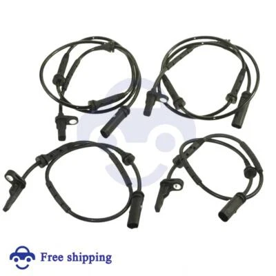 4x Sensor de velocidad de rueda ABS delantero y trasero para BMW F25 X3 2013-2017 F26 X4 2015-2018 Foto 1 de 4