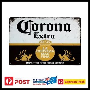 Corona Beer Rustic Vintage Metal Tin Signs Man Cave, Shed & Bar Sign Decor - Picture 1 of 2