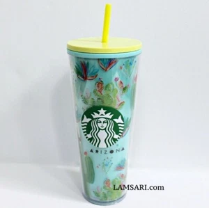 Starbucks Arizona AZ Kaktus Acryl kalte Tasse Becher Venti 24 Unzen - Bild 1 von 4