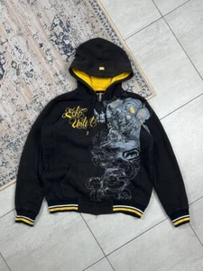 Vintage Y2K Ecko Unltd Crazy Grunge Rhino Logo Hoodie Size S - Bild 1 von 11