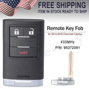 For Holden Chevrolet Captiva 2014-2018 Smart Car Key Remote Fob GM/S: 95372091 - Picture 1 of 6