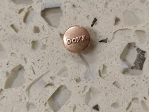 Vintage DOXA Parts Gold Crown 4.40mm Used - Picture 1 of 6