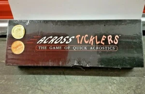 Across Ticklers The Game of Quick Acrostics Words Brettspiel Vintage 1991 Sealed - Bild 1 von 5