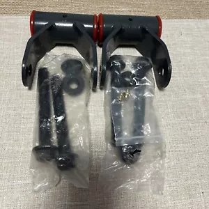 Rear Drop Kit Lowering Steel Shackles For 2002-2008 Dodge Ram 4x2 4x4 2" - Picture 1 of 2