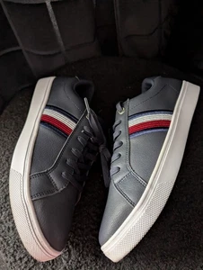 Tommy Hilfiger , Women's ,Blue Leather Trainers, Size 7 - Picture 1 of 9