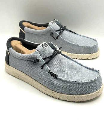 Hey Dude Men's Wally coastline jute stone / white 40952-1ka US 8 - EU 41 - Image 1 of 4