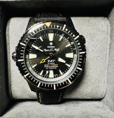 Zodiac Super Sea Wolf LHD Pro-Diver GMT ZO3557 - Image 1 of 4