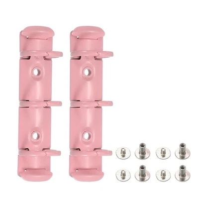 A8 Ring Binder Mechanisms, 2 Set 3-Hole Replacement Binder Planner, Pink - Image 1 of 4