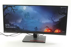 Lenovo ThinkVision P34W-20 34" 3440x1440 60Hz IPS Curved Monitor HDMI DP USB-C - Picture 1 of 9