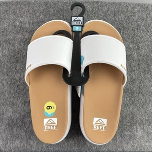 Reef Cushion Bondi Bay Women's White Platform Slider Sandals CJ2226 Size 9 NWT - Picture 1 of 9