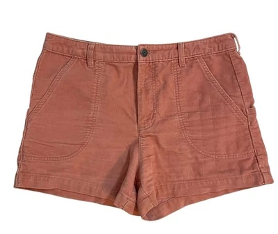 Pantalones Cortos Patagonia Cordón Stand Up Mujer Talla 12 Pana Orgánico Sostenible Y2K Foto 1 de 4