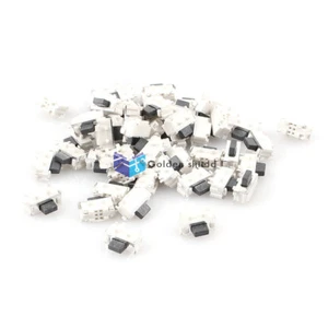 50Pcs SPST Momentary Push Button SMD SMT Tactile Tact Switch 4mm x 2mm✦Kd - Picture 1 of 2
