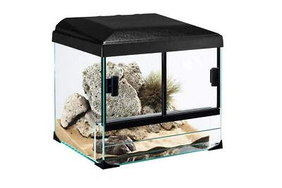 Glas Terrarium Set Desert 60x40x45cm Glasterrarium 108 Liter rechteck Terraset - Bild 1 von 4