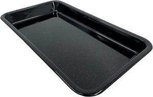13.5" Vitreous Enamel Roasting Baking Pan Tray Meat Roaster Veggie Pan - Picture 1 of 7