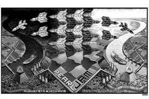 Póster Pearl Jam Seattle 2018 Emek Home Shows nuevo almacenado en tubo último - Imagen 1 de 1