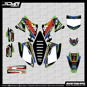 Kit Grafiche adesivi in crystal per KAWASAKI KXF 250 450 2009 2010 2011 2012 - Foto 1 di 1