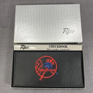 Rico MLB New York Yankees Design Leder Scheckbuchhülle - Bild 1 von 8