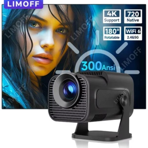 NEU Tragbar 4K Beamer HD Android 12000Lumen WiFi HDMI Projektor FHD LCD Heimkino - Bild 1 von 12