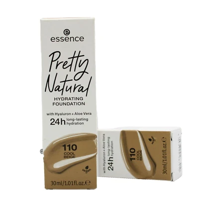 2x Essence Pretty Natural Hydrating Foundation 110 Cool Beige 30ml - NEU OVP - Bild 1 von 2