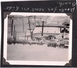 Boats For Rent On Lido Beach SARASOTA FLORIDA FL Vintage 1950 Photo Americana - Picture 1 of 1
