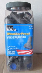 Conectores de cable resistentes a la intemperie Ideal 30-1263J, gris/azul (paquete de 50) - Imagen 1 de 5