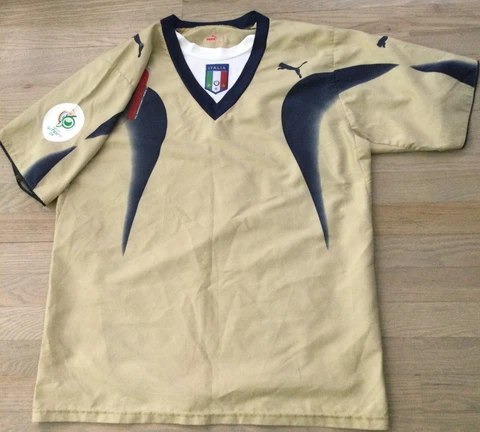 Buffon Italy 2006 World Cup Retro soccer jersey Vintage Football Shirt Cover