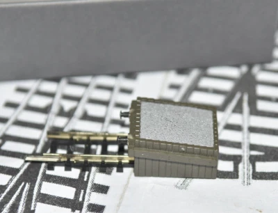 Trix 4907 N Gauge Buffer Stop. 5 cm, Stop, Block, Track. Used. Mint. Boxed - Image 1 of 4