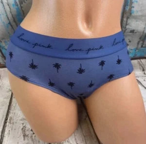 Victoria's Secret PINK Palm Tree Hipster Panty M, L - Picture 1 of 2