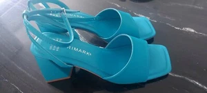 Turquoise sandals - Picture 1 of 4