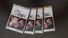[1x] 4x Martyr of Sands - Signed FOIL (black ink) - Coldsnap 3x NM 1x PL - Near