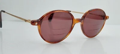 Vintage Florence Vogue VO2102 Tortoise Round Sunglasses Italy FRAMES ONLY - Image 1 of 4