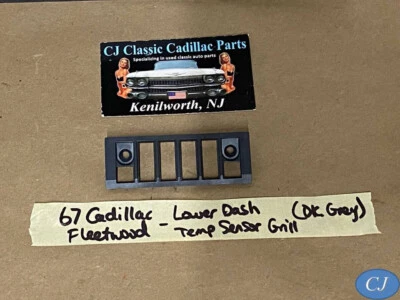 OEM 67 Cadillac Fleetwood DASH IN-CAR TEMP TEMPERATURE SENSOR LOWER GRILL COVER - Image 1 of 4