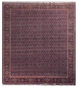 Moud hand knotted traditional woollen area rug 10 x 12 ft SR PK649 - Picture 1 of 8