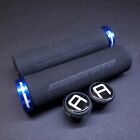 MTB Lock On Grips Foam/Contour Single Clamp End Plugs Red/Gold/Blue/Silver/Black
