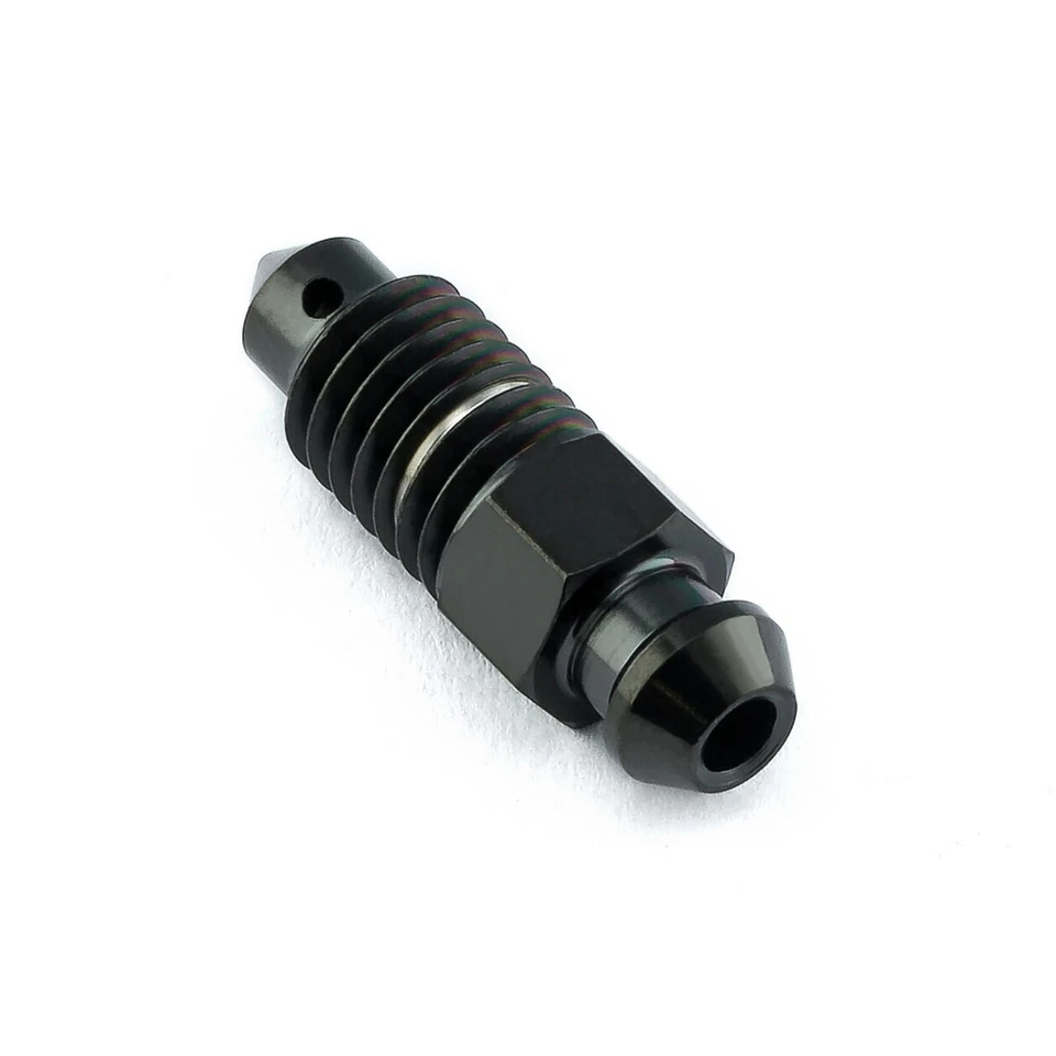 Pezón de purga de acero inoxidable negro para KTM Super Duke 1290 R LC8 2014-2024 Foto 1 de 1