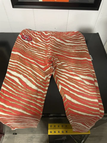 Vintage (1994-96) San Francisco 49ers Zubaz kids / Boys M 10-12 Pants Cover
