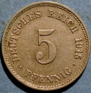 Germany Empire 5 Pfennig 1915 J KM# 11 - Picture 1 of 2