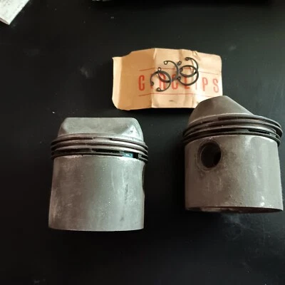 900cc Sportster Piston Set Complete (1pr) Hepolite AE England 3" Std Foto 1 de 4